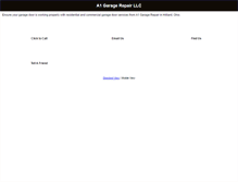 Tablet Screenshot of a1garagerepair.com